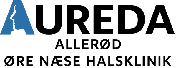 Aureda logo (navn & slogan) Farve